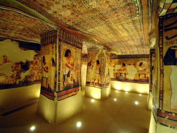 Le Mans - Galerie égyptienne au Musée de Tessé