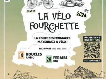 La Vélo Fourchette 2024 Du 19 mai au 16 juin 2024