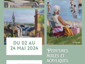 Exposition "Peintures huiles et acryliques - Valerie Guesnay" Du 2 au 24 mai 2024