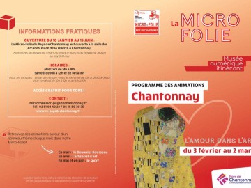MICRO-FOLIE DU PAYS DE CHANTONNAY Du 10 janv au 15 juin 2024