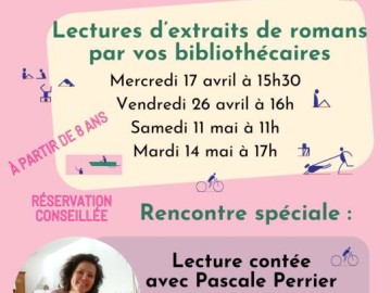 Lectures de Pascale Perrier Du 11 au 14 mai 2024