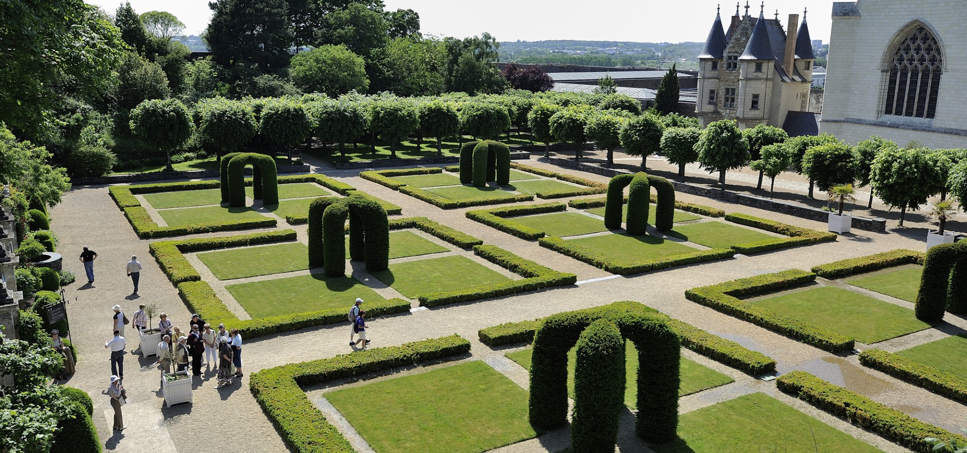 Jardins du château d'Angers