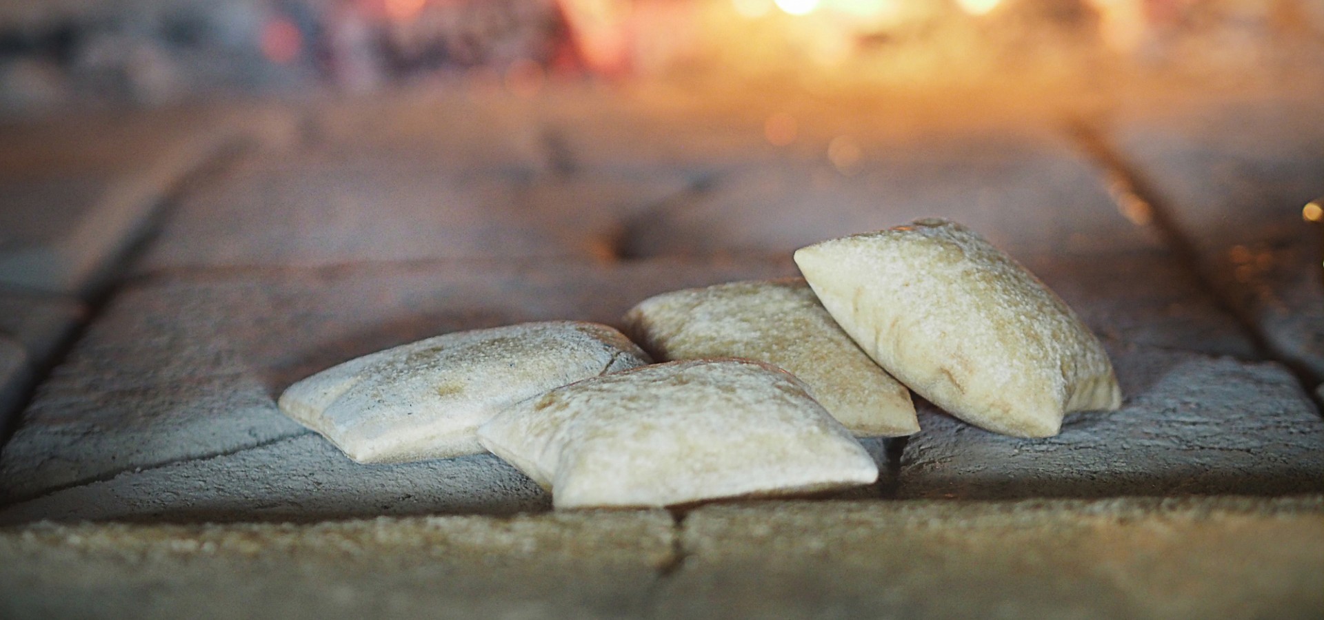 Fouées cuites au feu de bois