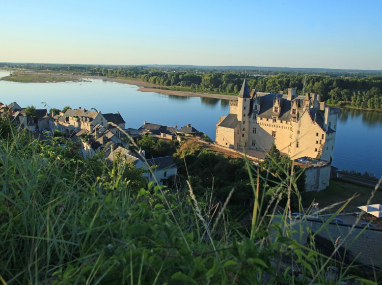 Château de Montsoreau et vue sur la Loire